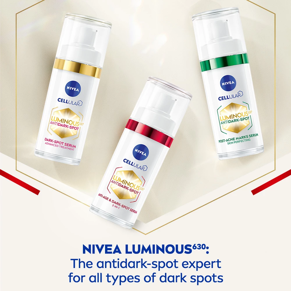 NIVEA Ragyogó Öregedésgátló és Sötét Foltok Elleni Szérum 30 ml