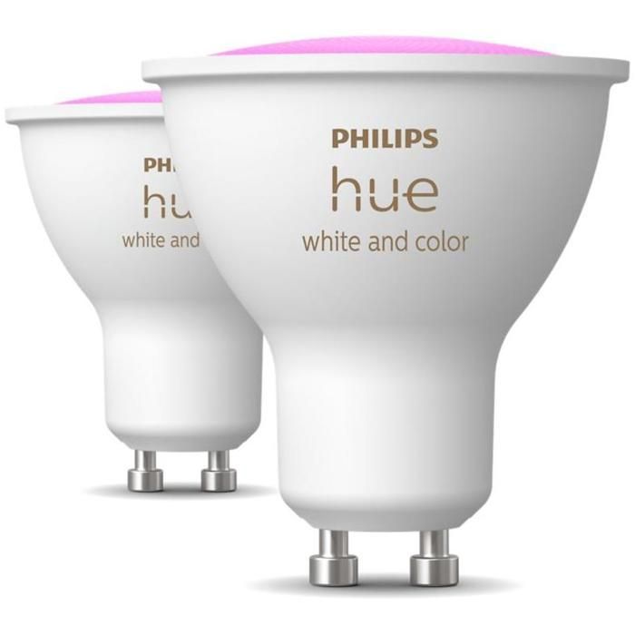 PHILIPS slimme LED-lampen met instelbare helderheid en een breed scala aan kleuren.