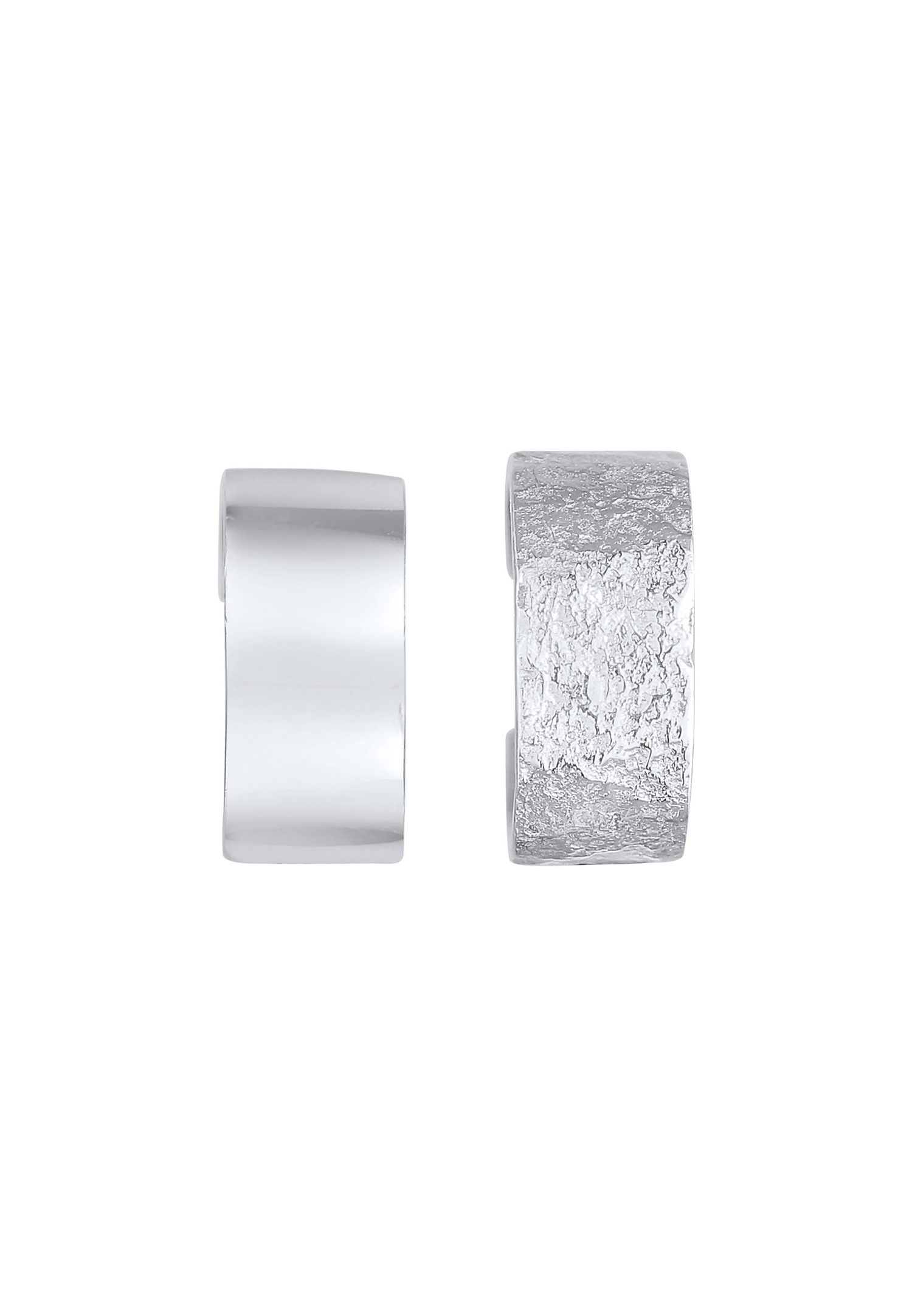 Elli Femmes Set Earcuff Basique Martelé en argent sterling 925