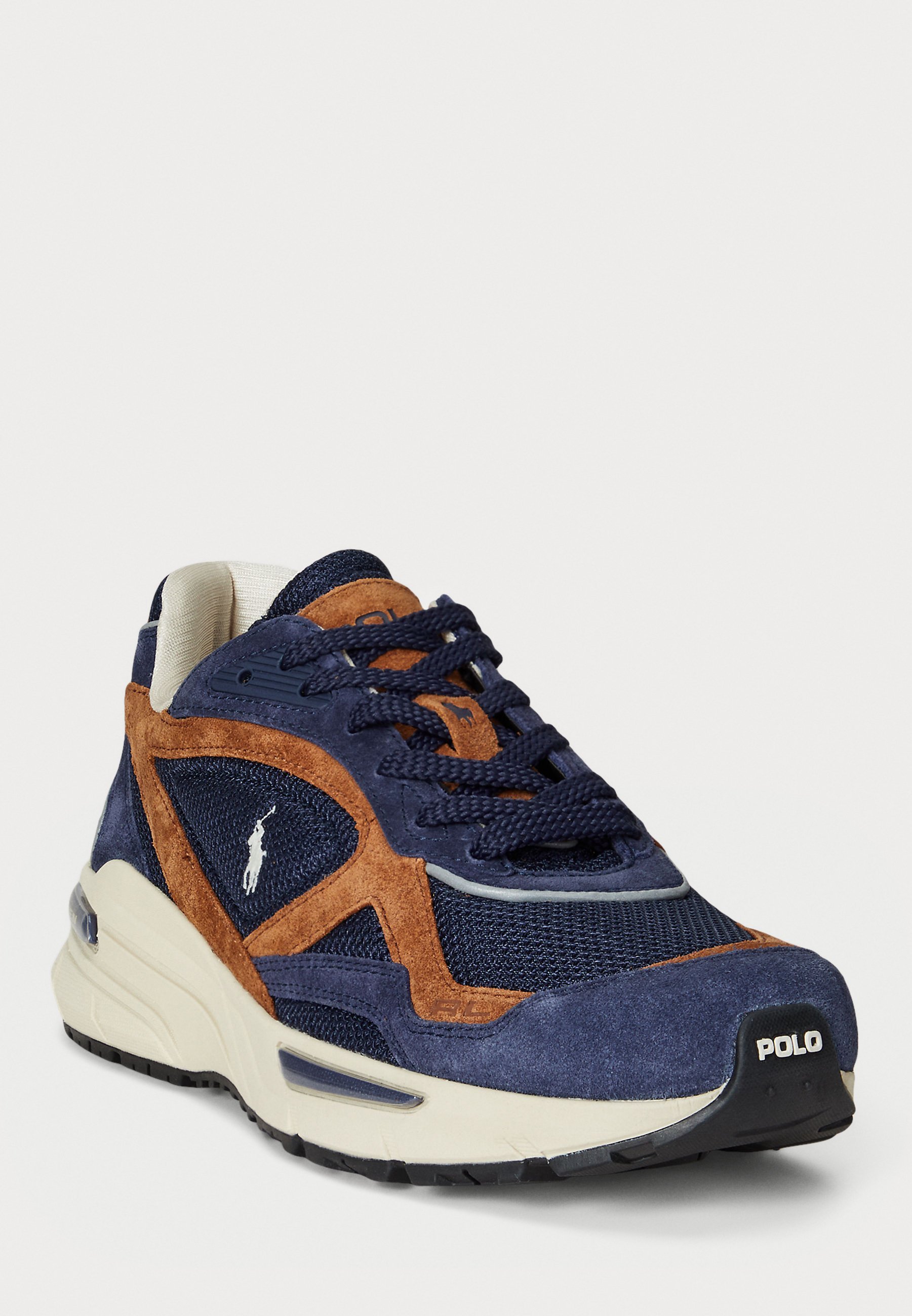 Polo Ralph Lauren TRACKSTER 275 - Sneakers - marineblauw/teak