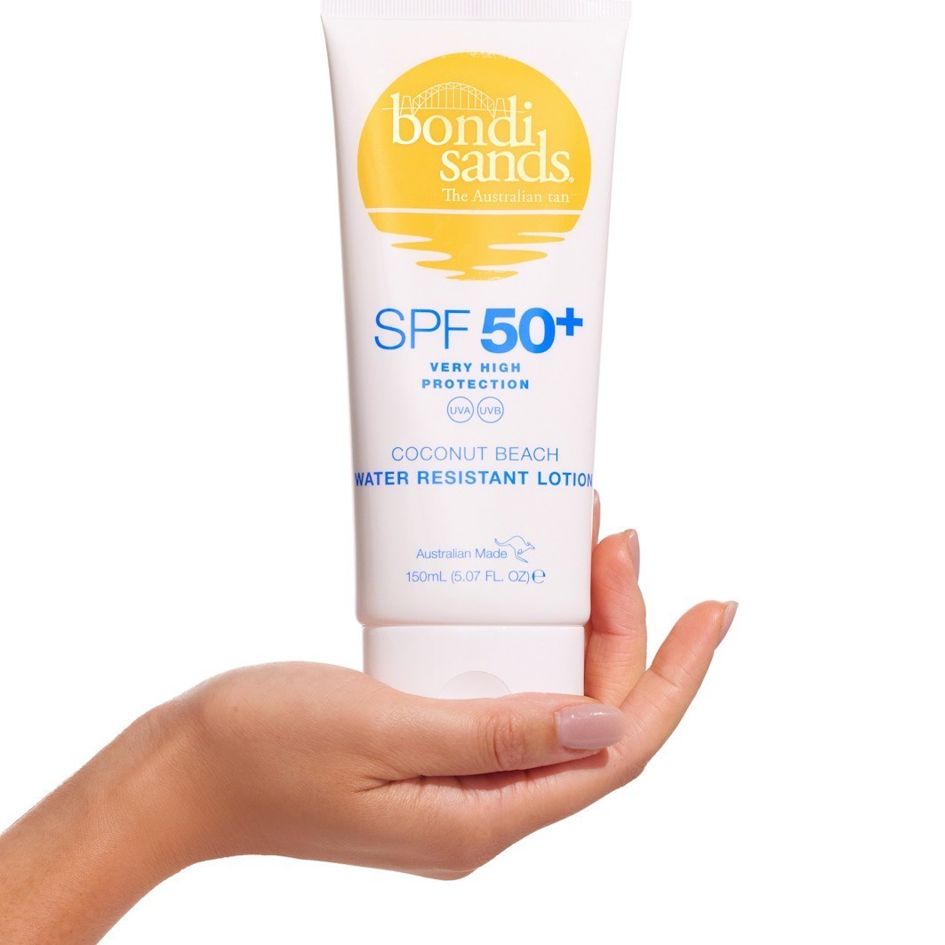„Bondi Sands“ apsauginis losjonas nuo saulės su kokosų paplūdimio efektu SPF 50+ – 150 ml