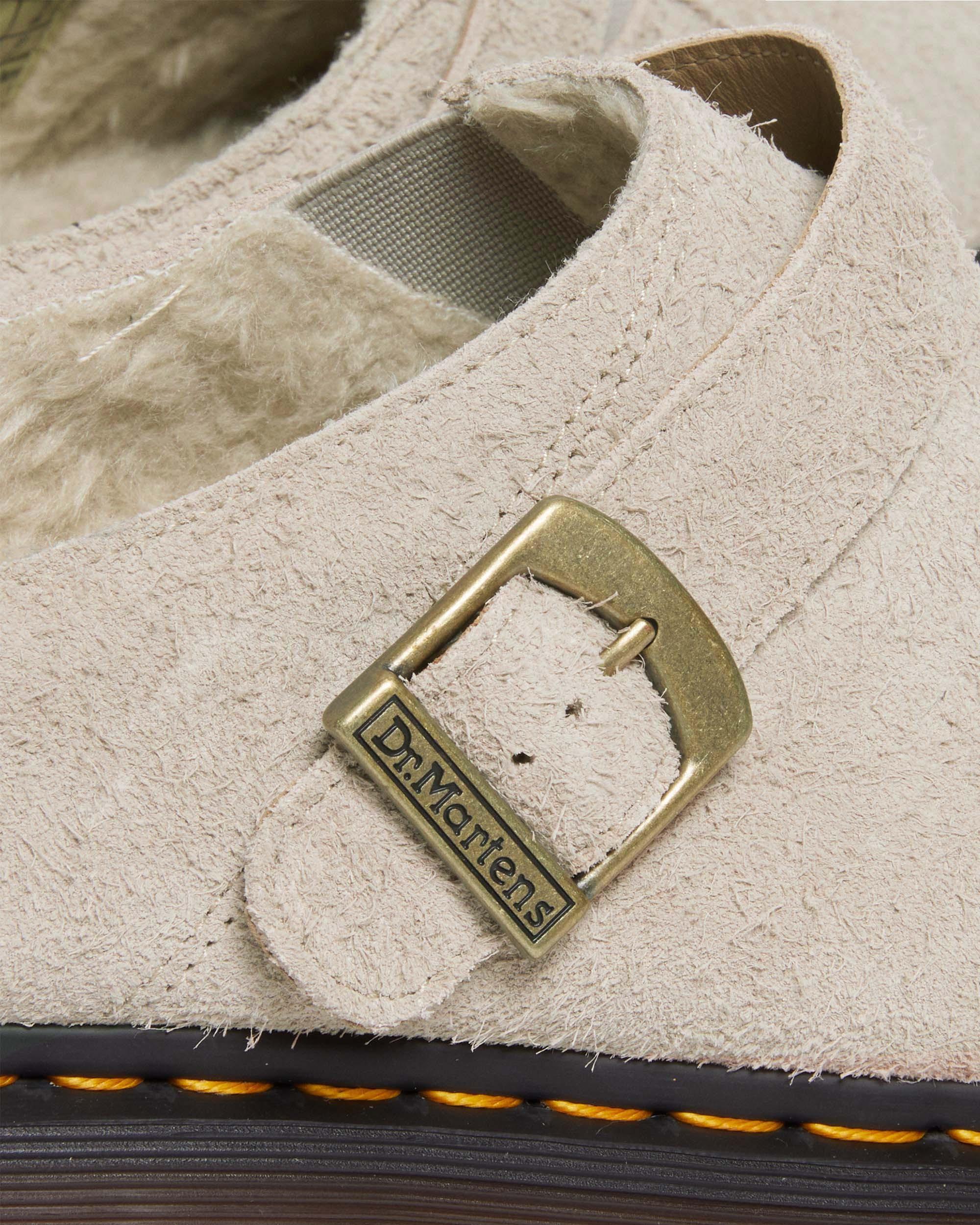 Isham Faux Shearling Lined Suede Slingback Mules