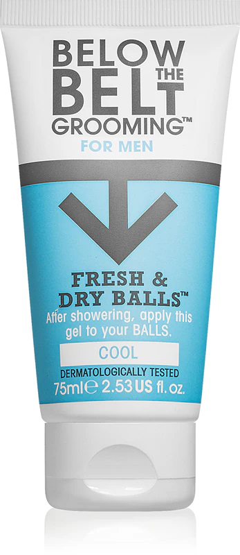 Intímny hygienický gél Below the Belt Grooming Cool Intimate Gel pre mužov