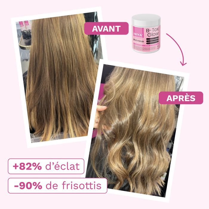 Formaldehyde-Free Hair Botox 1kg | Castor Oil, Protein & Panthenol | Mirror Effect, Repair, Hydration | B-Tox Glow Inw