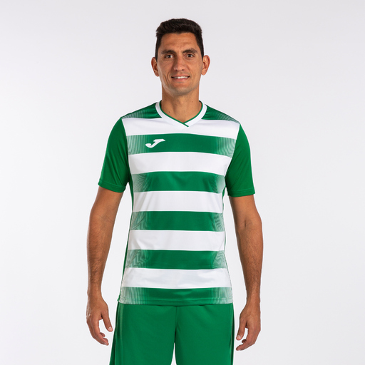 Camiseta Manga Corta Joma Europa V Verde Blanco