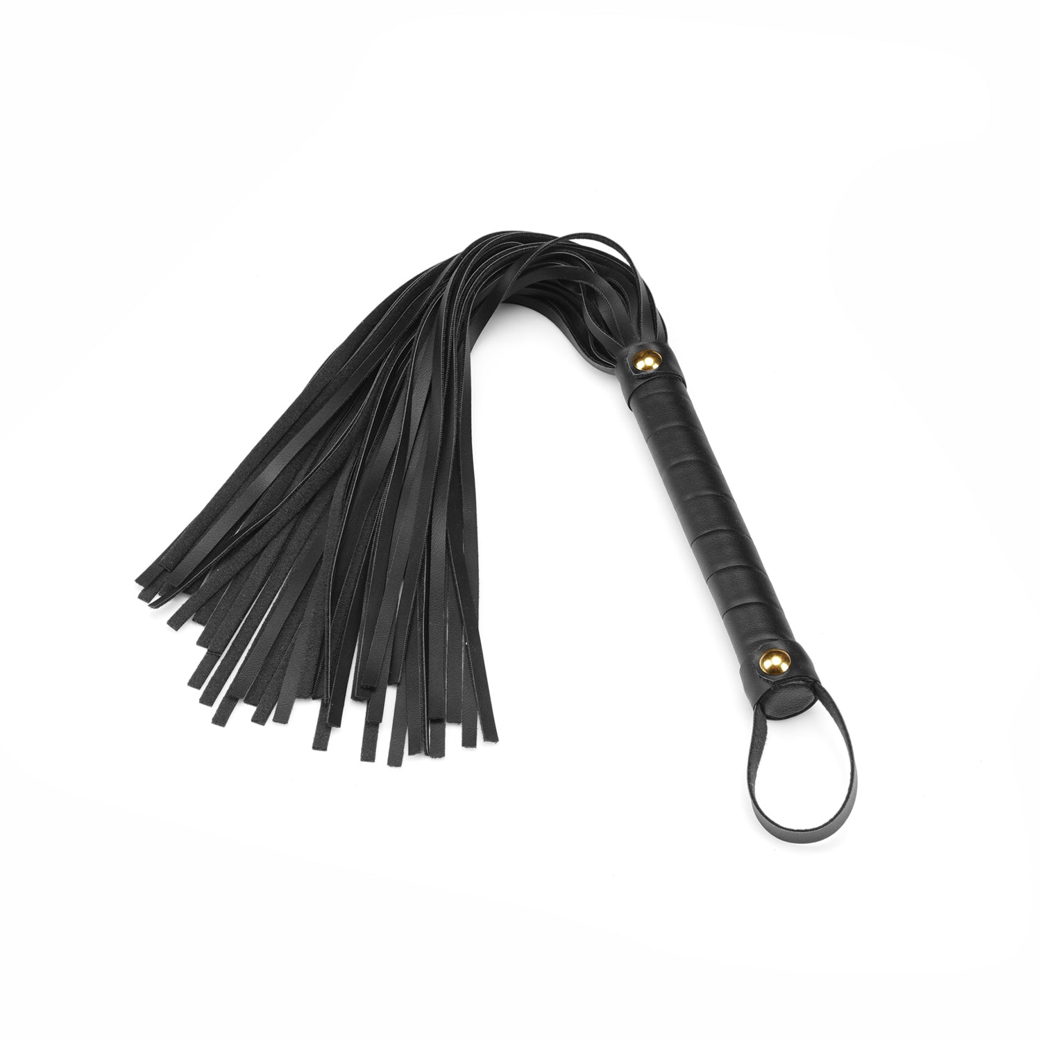 Liebe Seele Black Organosilicon Vegan Leather Flogger