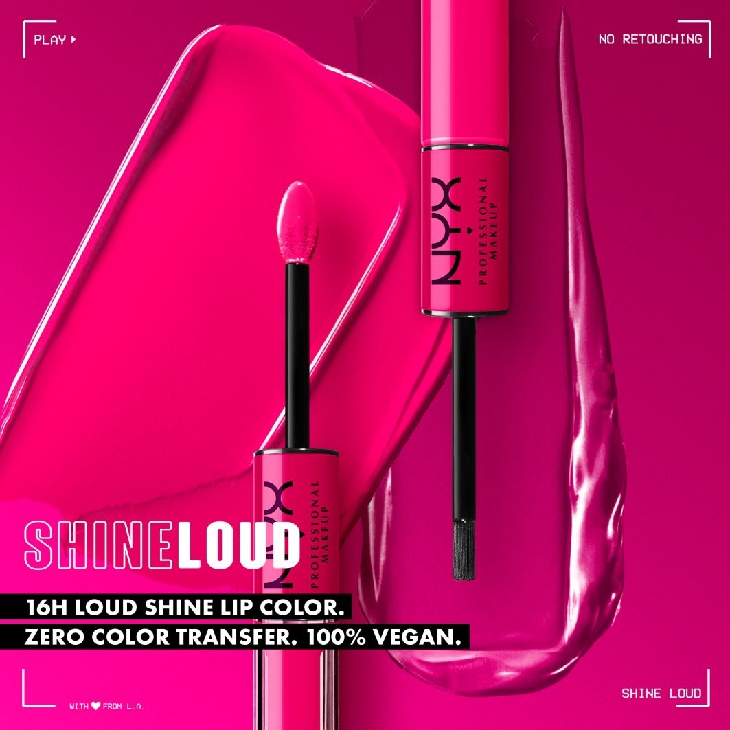 NYX Professional Makeup Lipstain Pride Makeup Shine Loud High Shine - 3,4 ml