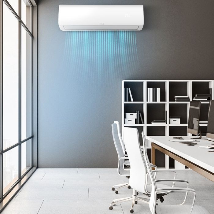 Aire acondicionado split Cecotec AirClima 12000 Smartfresh. 12000 BTU, motor de CC, bomba de calor, control remoto, pantalla LED.