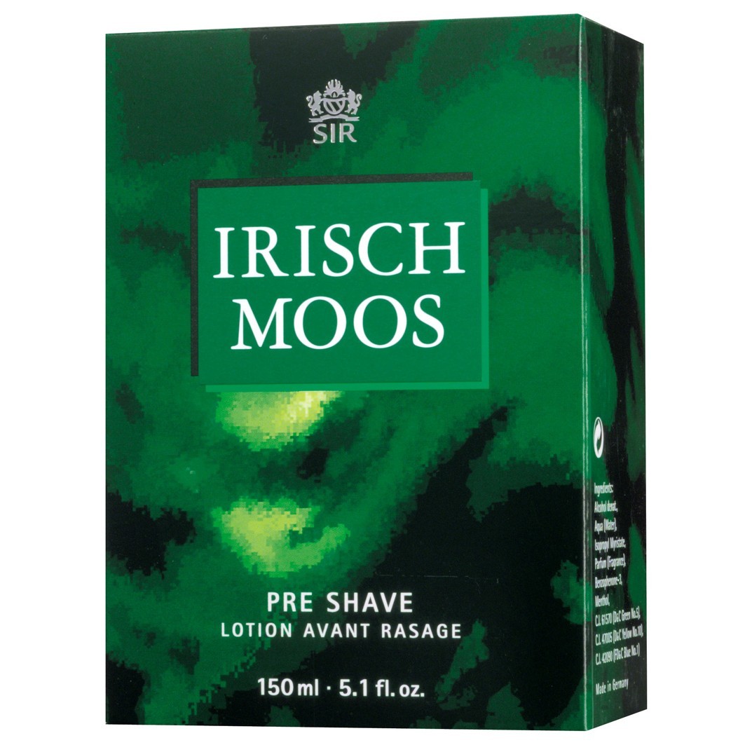 Irisch Moos Avant le rasage