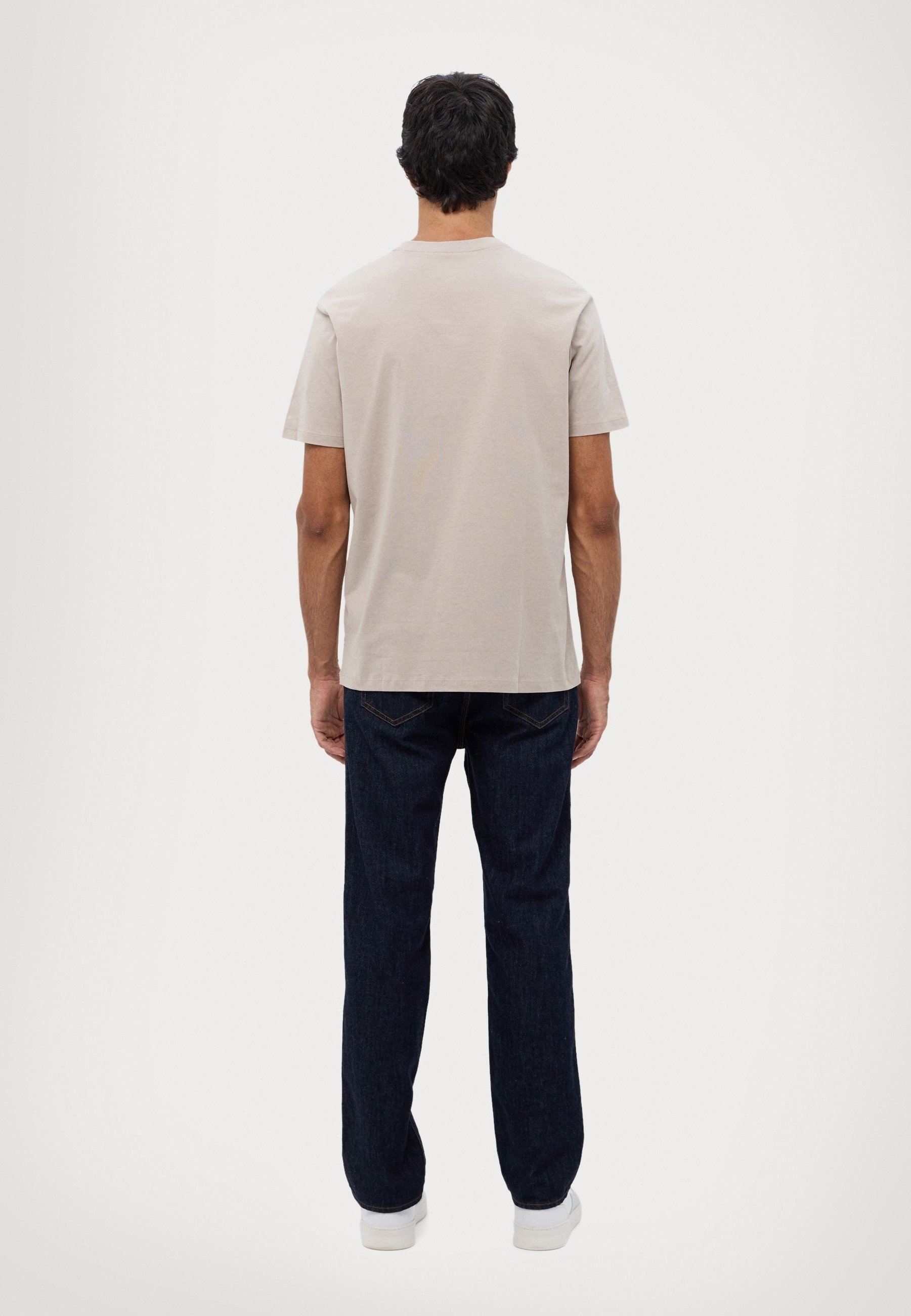 Tricou Armani Exchange cu imprimeu - gri taupe