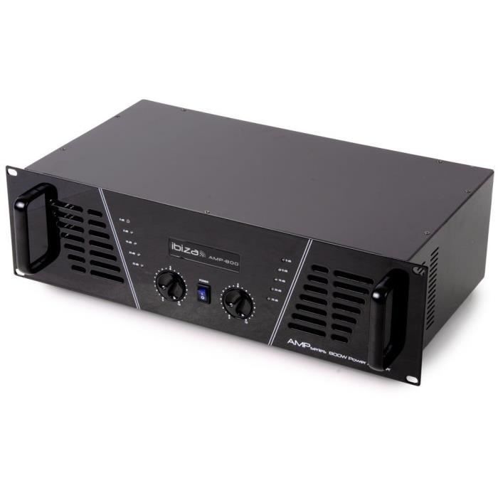 IBIZA SOUND AMP800 PA-Verstärker 2 x 600 W