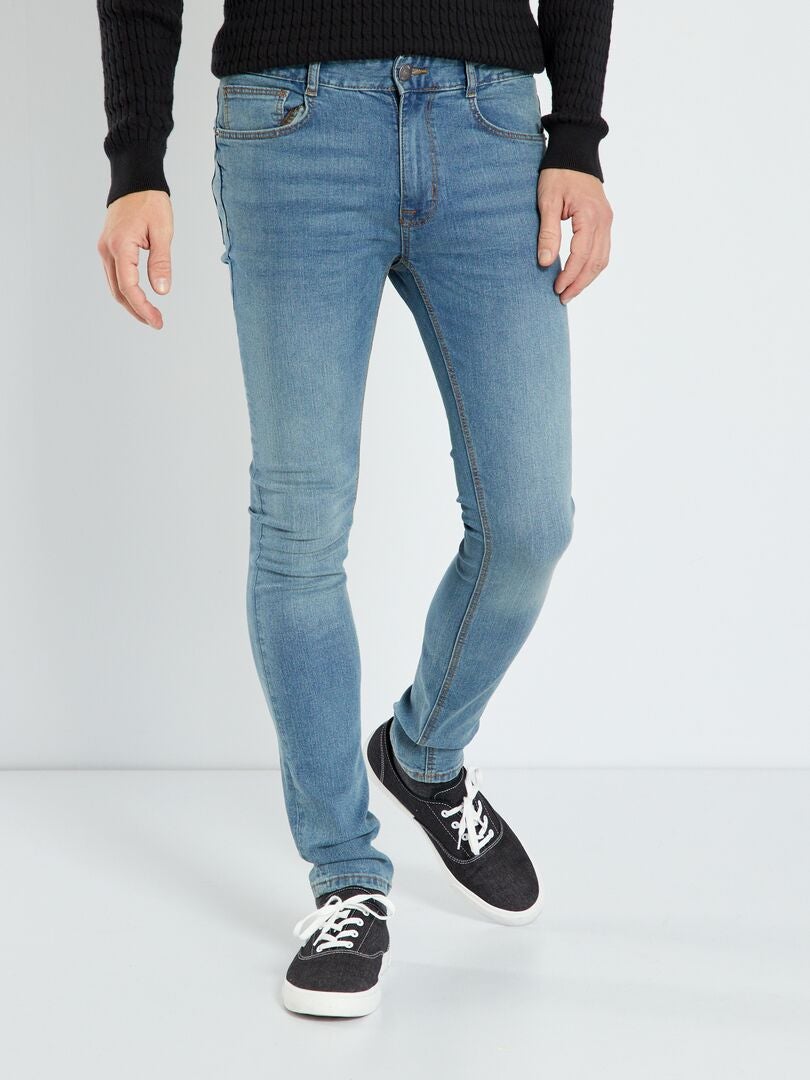 Pantalones vaqueros ajustados L34 - Piedra usada