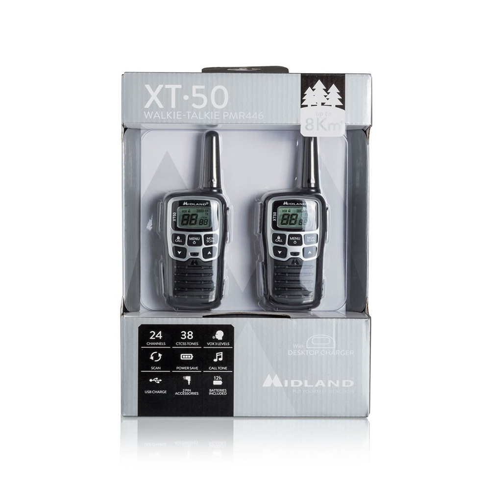 Stație walkie-talkie Midland XT50 Alcance 8km