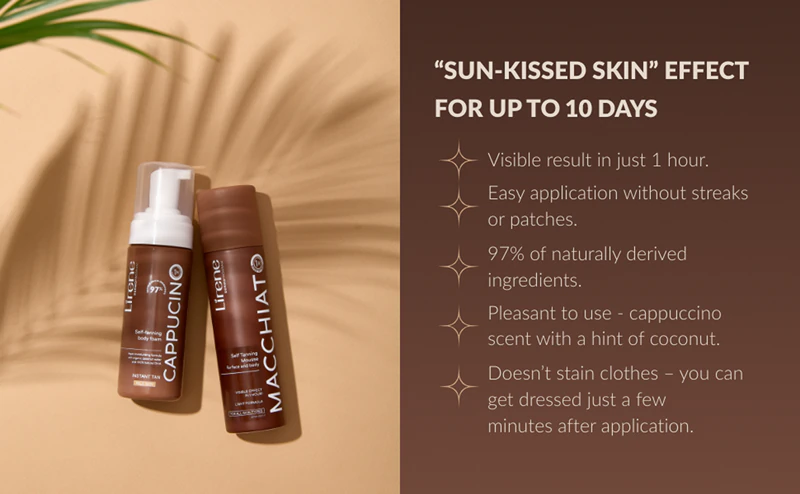 Espuma bronzeadora Lirene Perfect Tan para pele clara