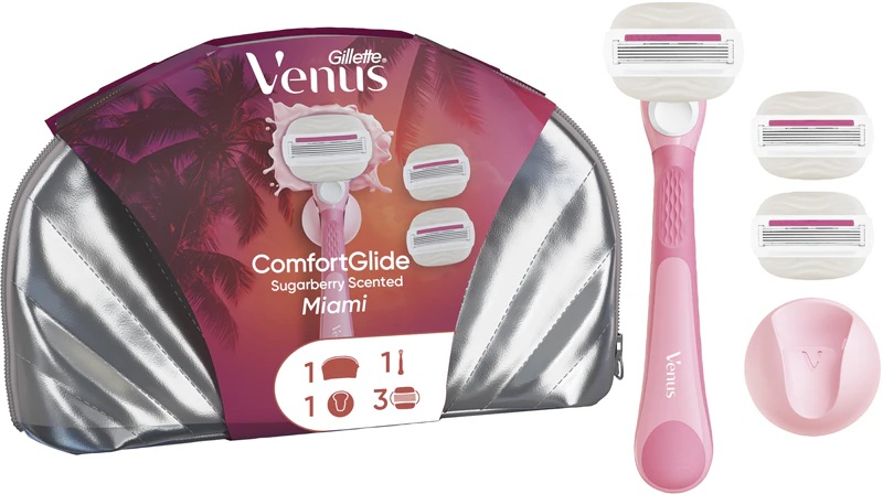 Darilni set Gillette Venus Comfortglide Sugarberry Miami za ženske