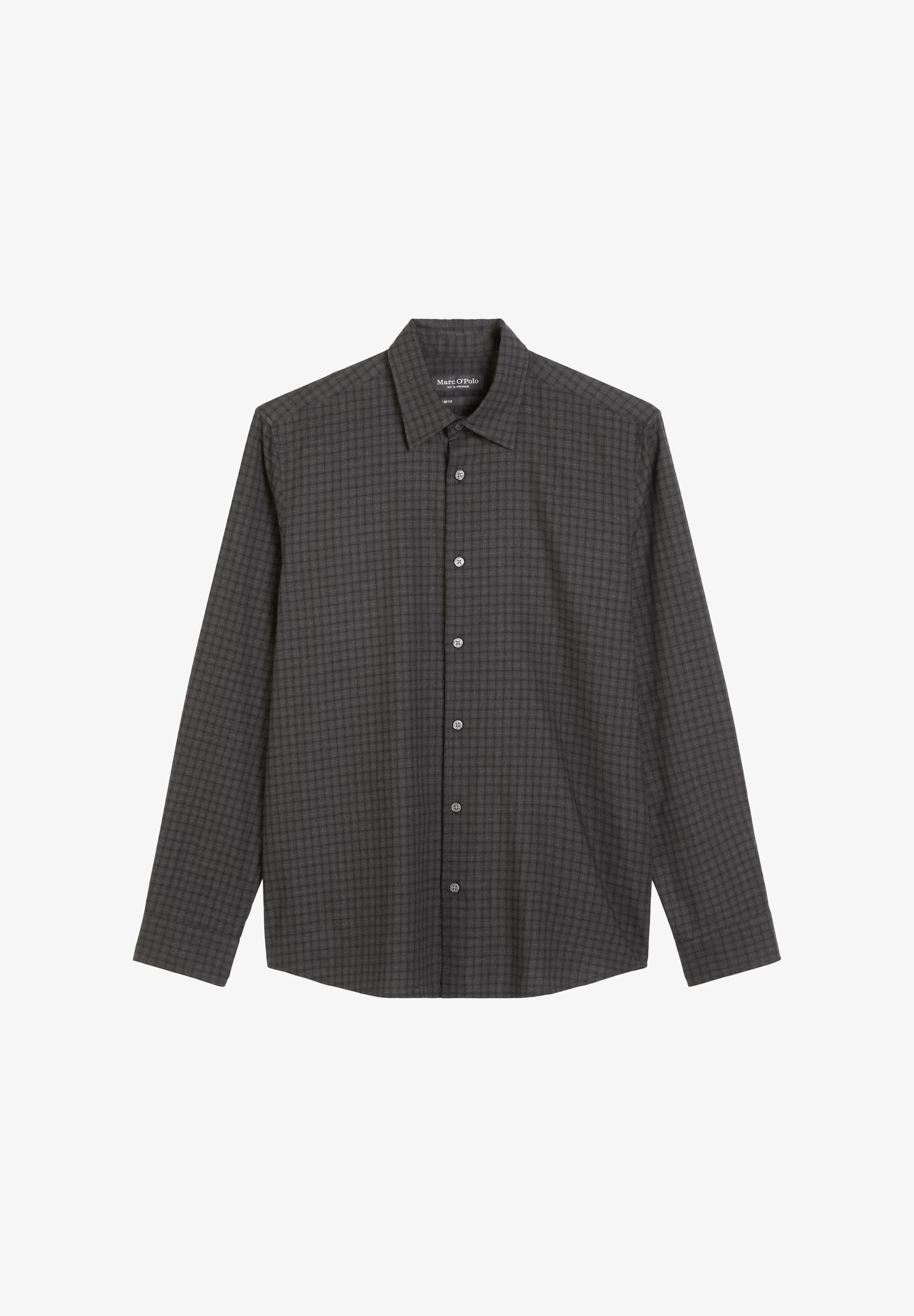 Marc O'Polo KENT COLLAR LONG SLEEVES NO POCKET ROUND HEM - Košile - multi/black