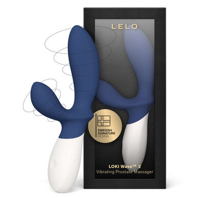 Lelo Loki Wave 2 Sininen Anaalistimulaattori 1 kpl