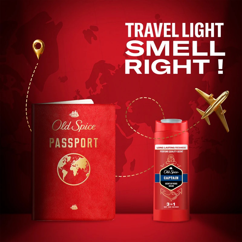 „Old Spice Captain“ dušo želė vyrams