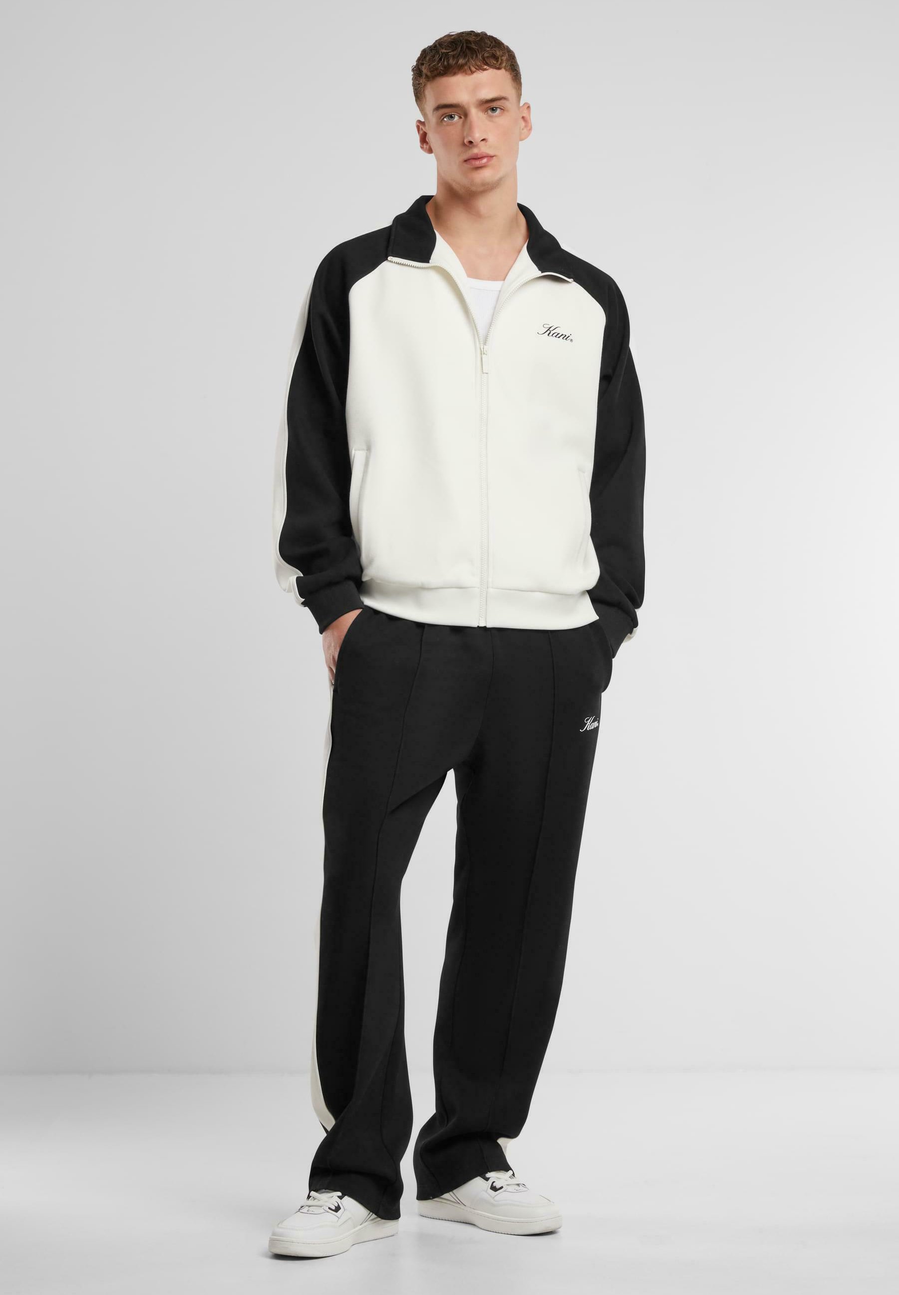 Karl Kani SIDESTRIPE - Trainingsjack - gebroken wit zwart
