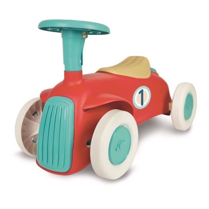 Cochecito de juguete Clementoni para bebés - Mi primer coche - 100% reciclado - Volante y claxon