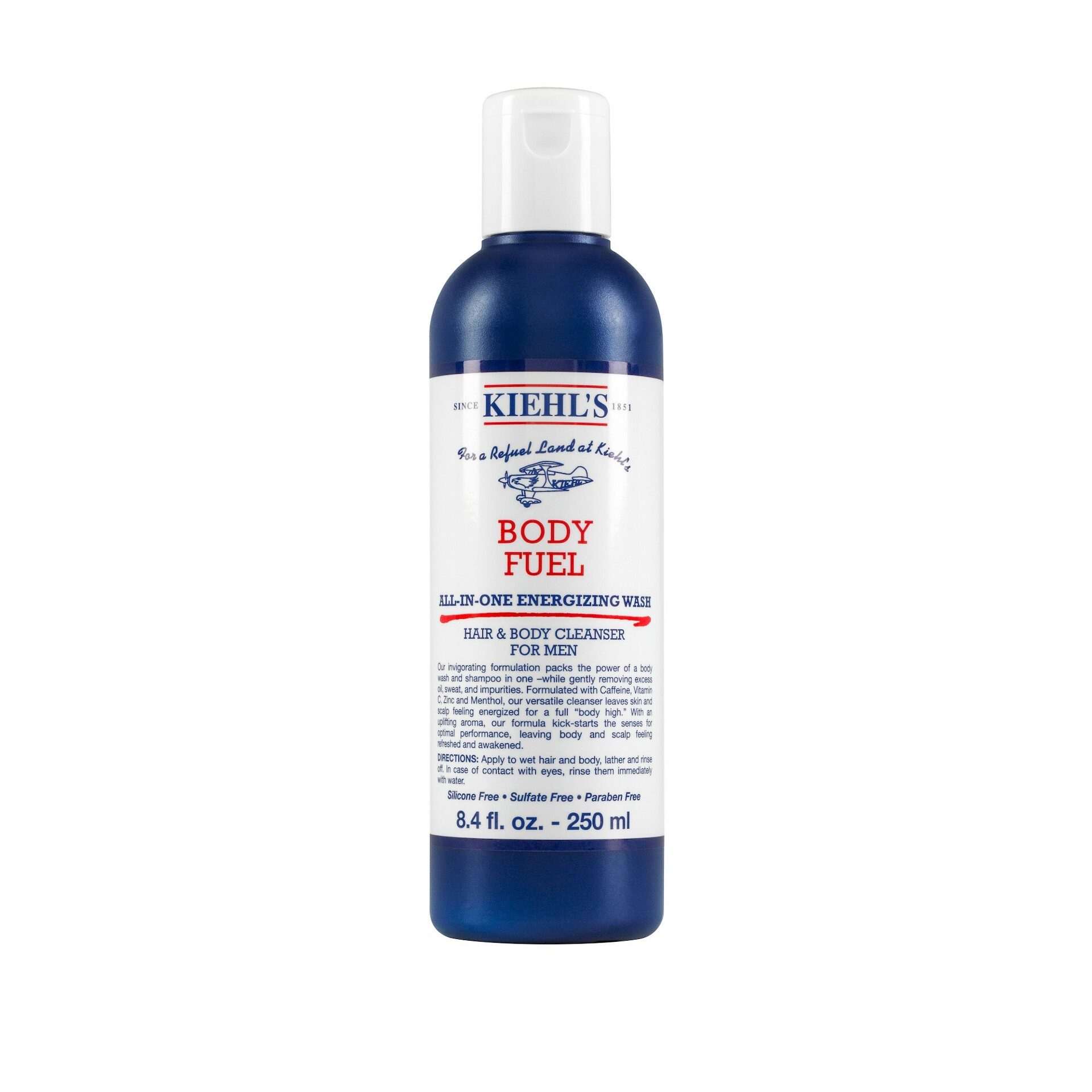 Body Fuel All-in-One energizáló és kondicionáló mosó 250 ml - Kiehl's