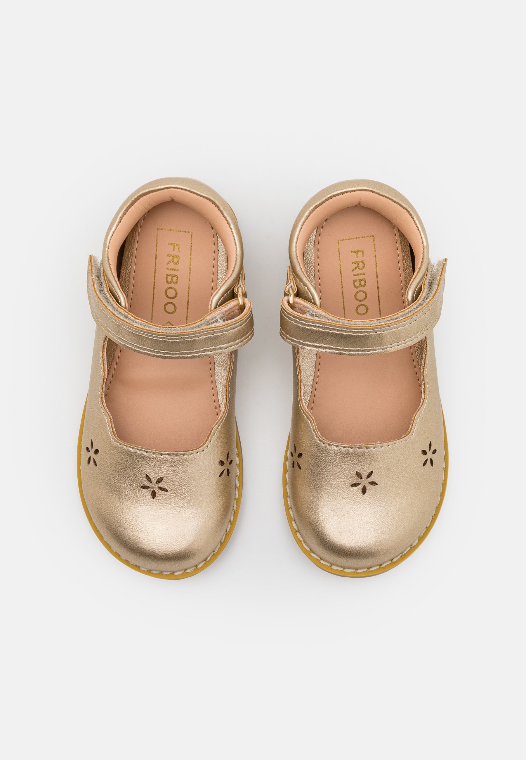 Ballerine Friboo con cinturino posteriore - oro