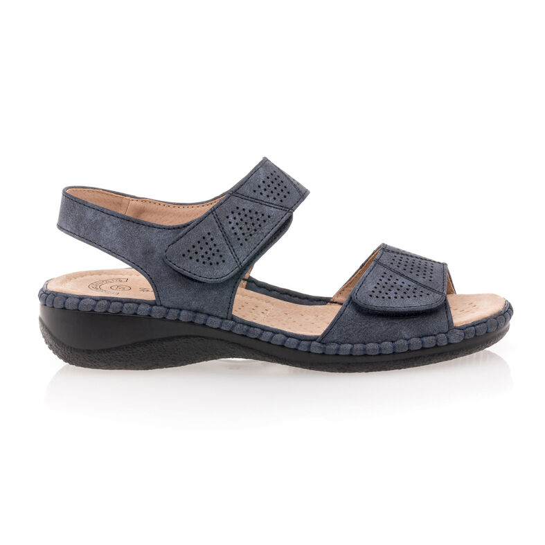 Sandalias azules para mujer / Zapatos de punta abierta