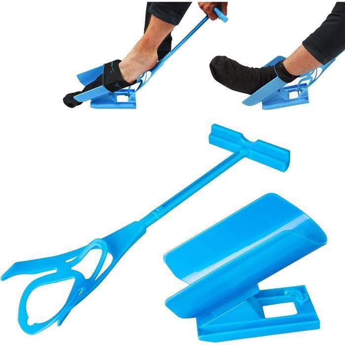 Aide Enfile Chaussettes I Pour les Chaussettes, Bas de Contention, Collants I Idéal pour les personnes âgées, femme enceintes