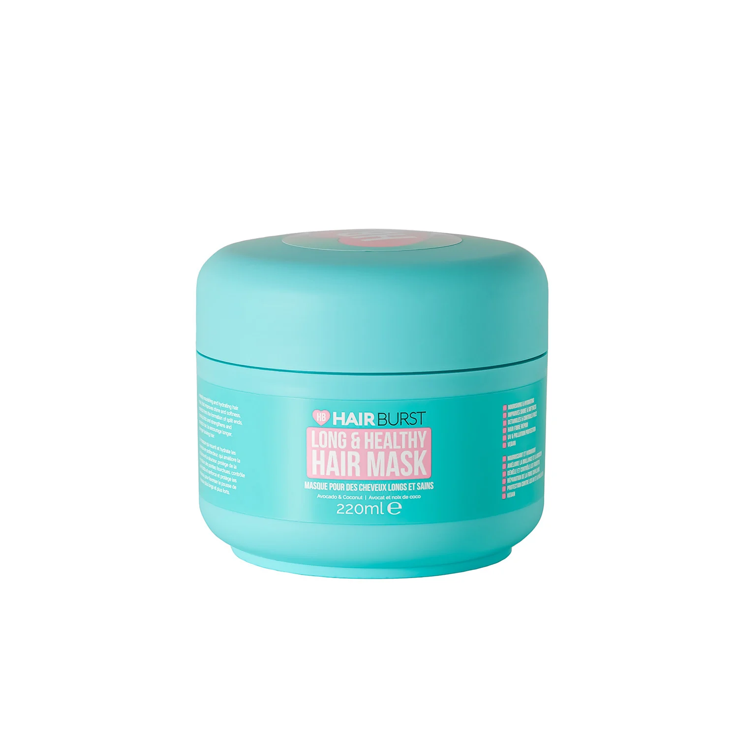 Haircare Long & Healthy Hair Mask - Maschera Nutriente Capelli, Maschera Idratante Capelli