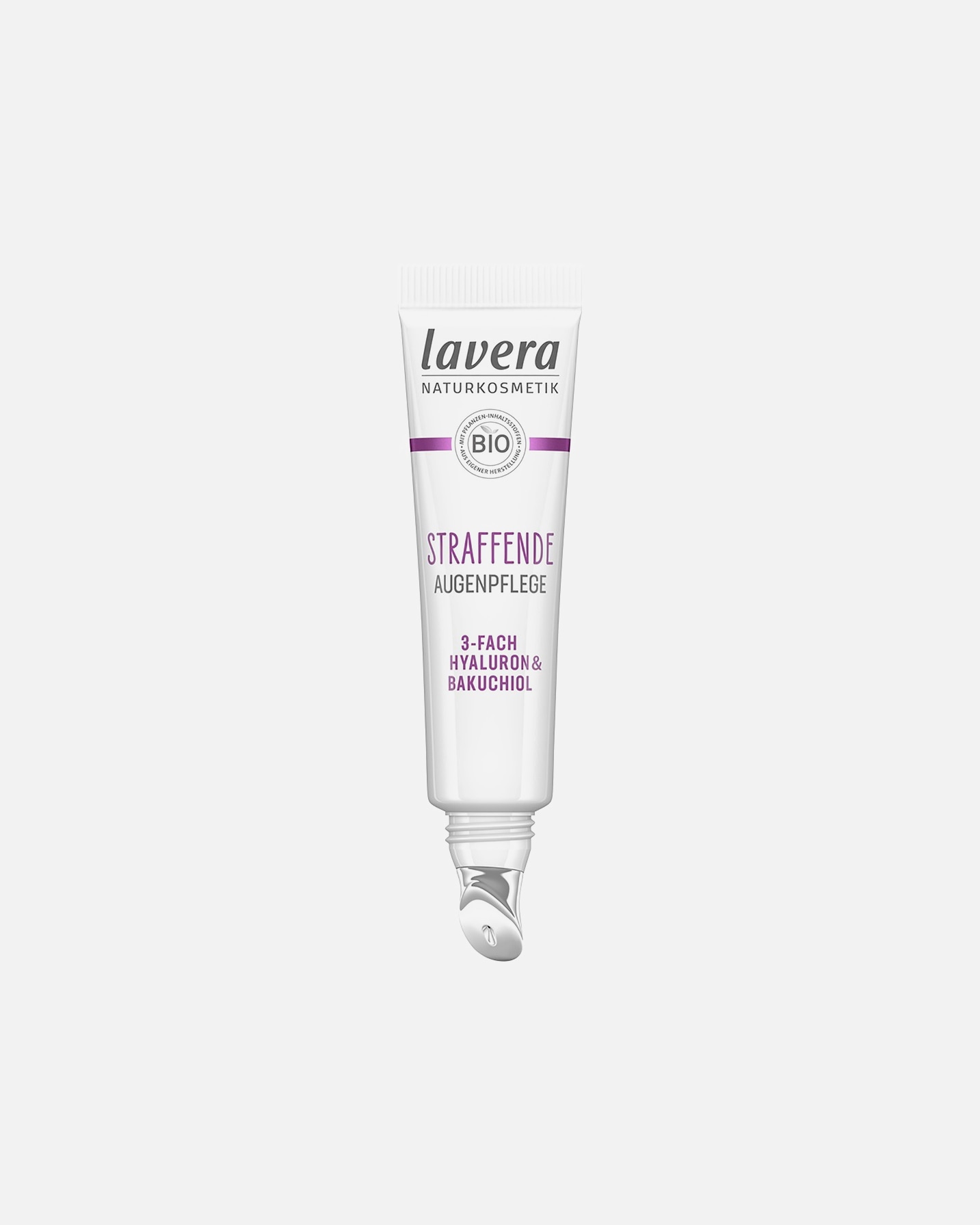 Lavera øyekrem med oppstrammende øyepleie Trippel hyaluronsyre og bakuchiol - 15 ml