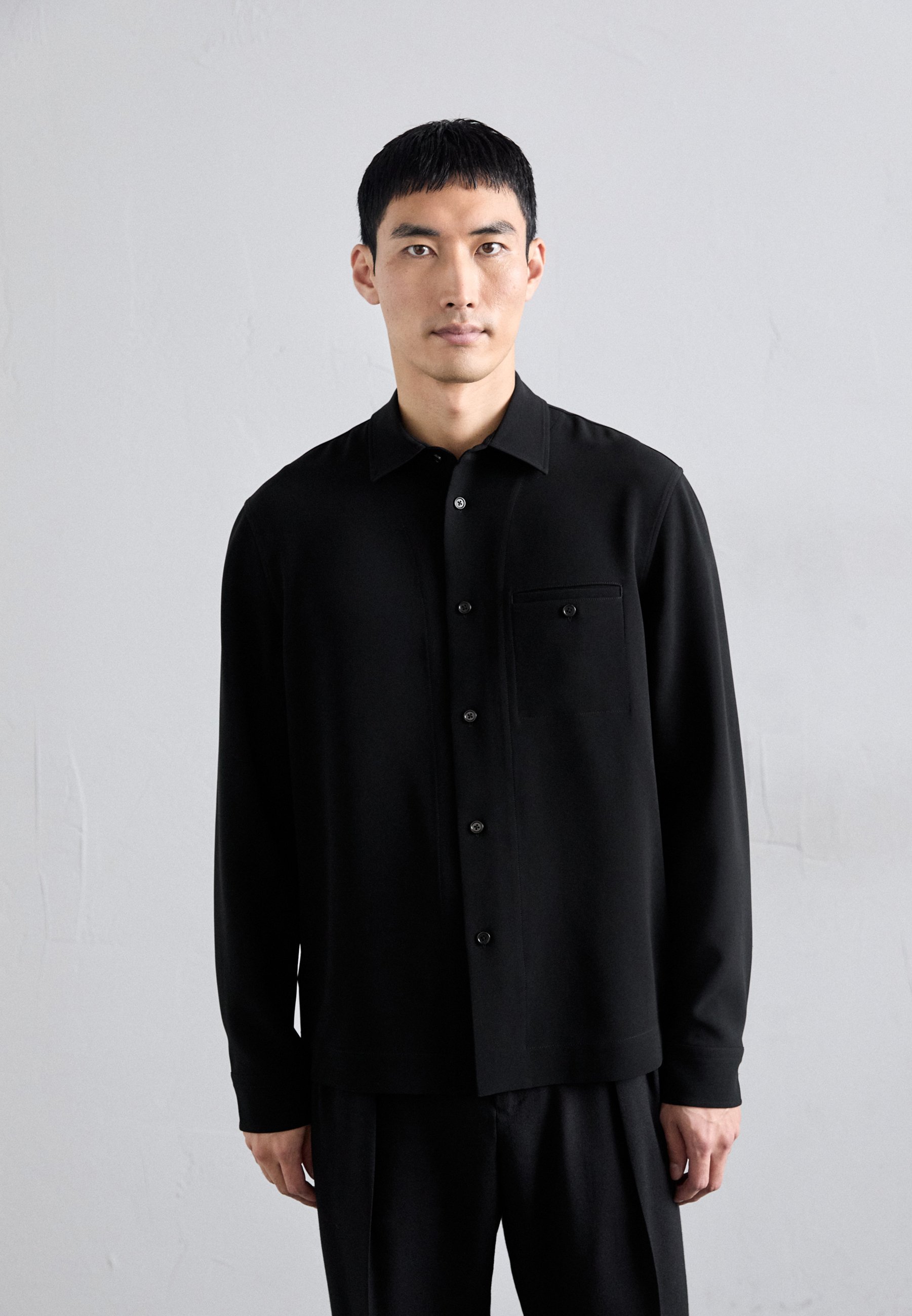 Filippa K BLAKE OVERSHIRT - Giacca leggera - nera