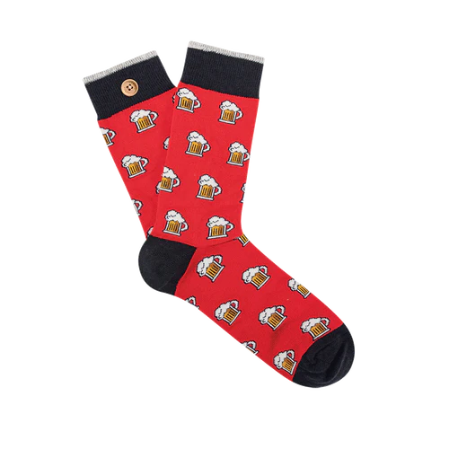 Cabaia Chaussettes Léopold & Zoé rouge
