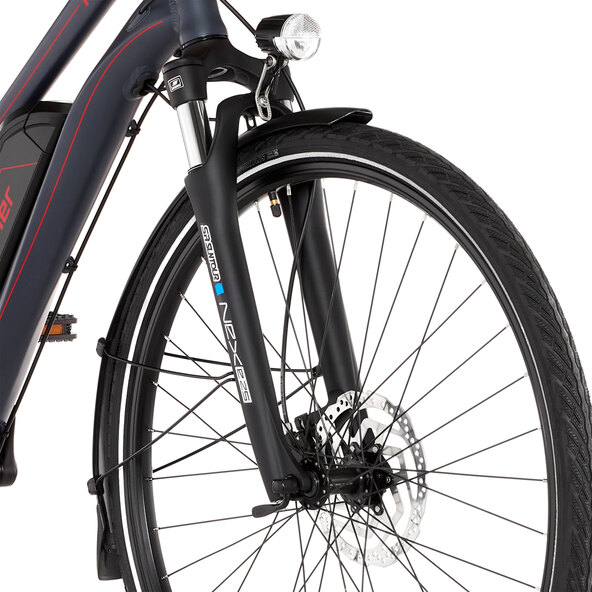 Bicicletă electrică de drumeție VIATOR 1.0 418, înălțime cadru 44 cm