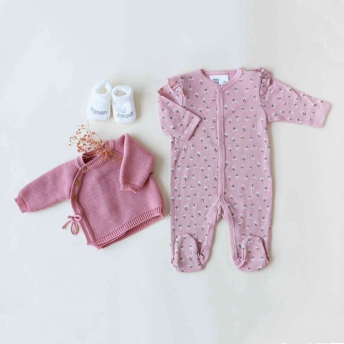Knitted baby newborn kit