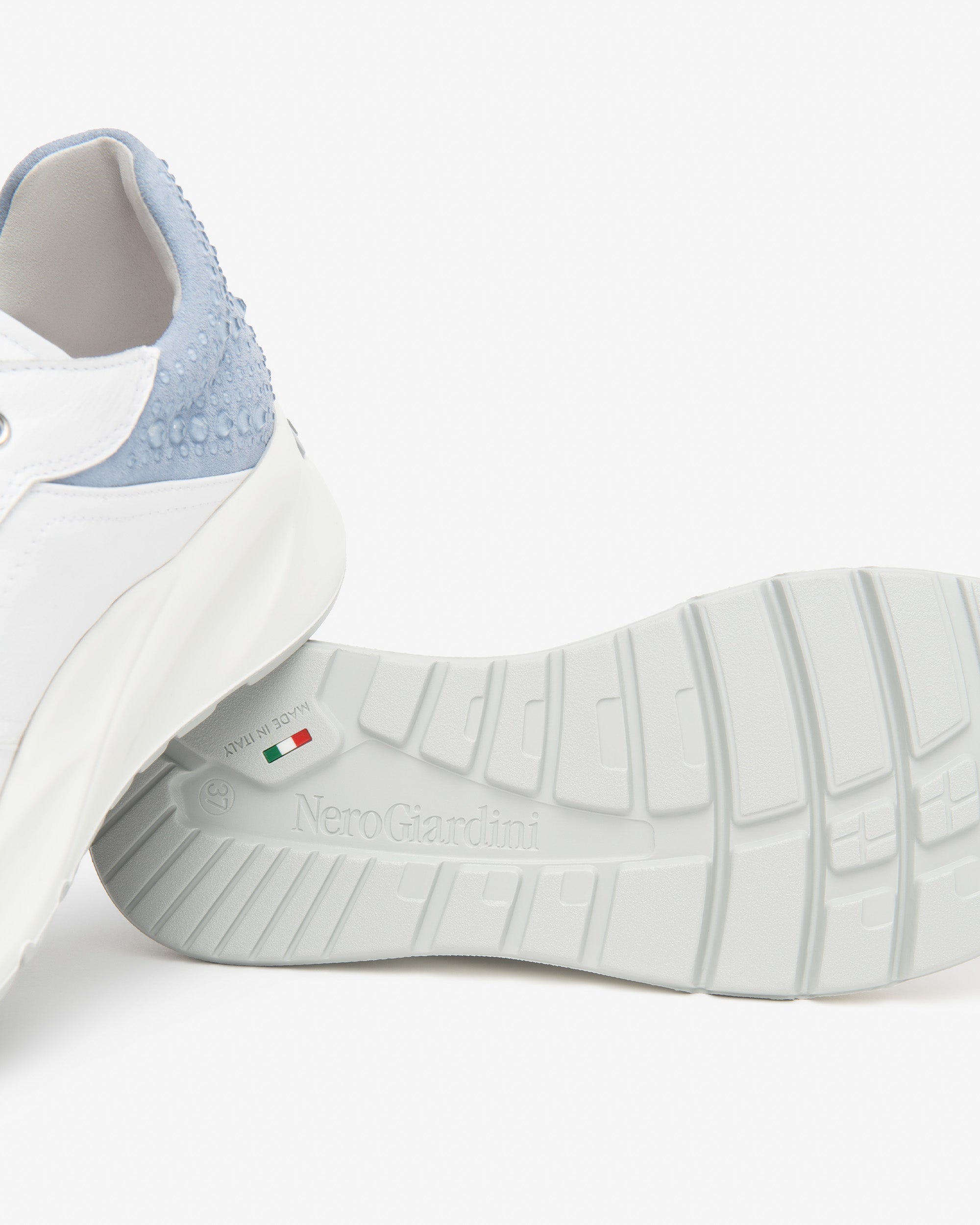 Damen-Sneaker aus Leder und Wildleder