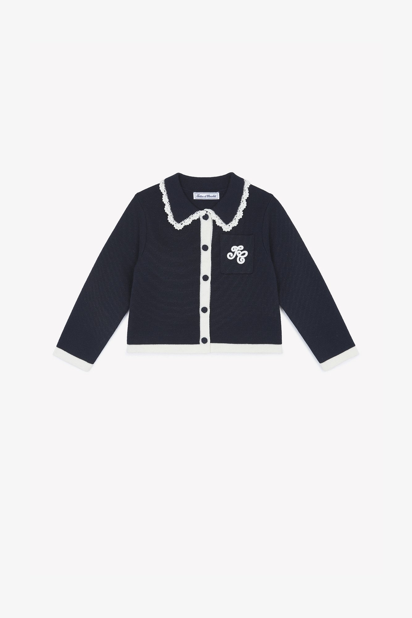 Tartine et Chocolat Cardigan - morski