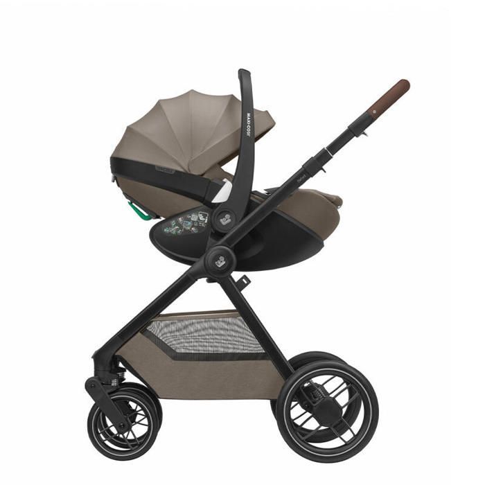 MAXI COSI - Poussette Trio Oxford + Siège auto Pebble 360 Pro 2 + Nacelle Sense Twillic Truffle