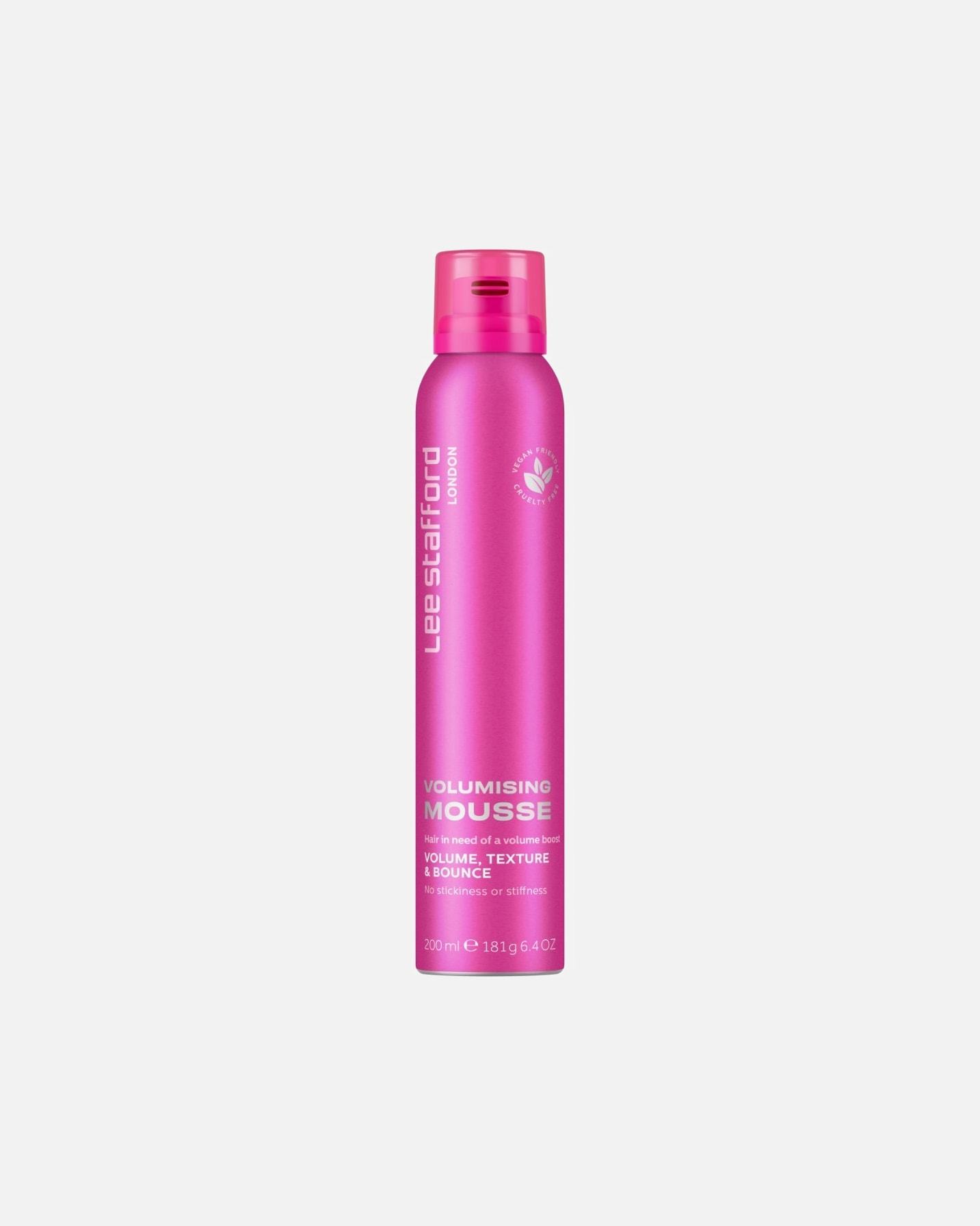 Lee Stafford Double Blow Mousse plaukų putos, 200 ml