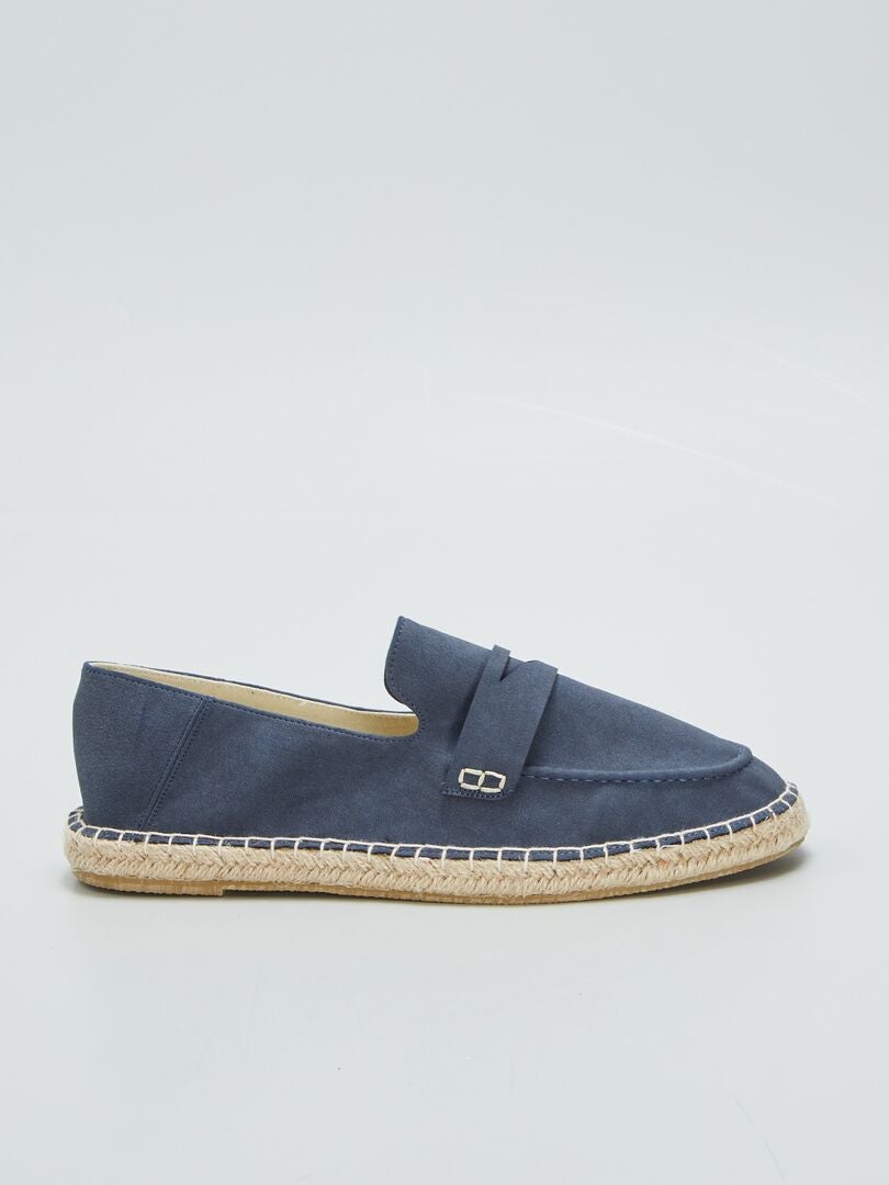 Alpargatas estilo mocassim - AZUL