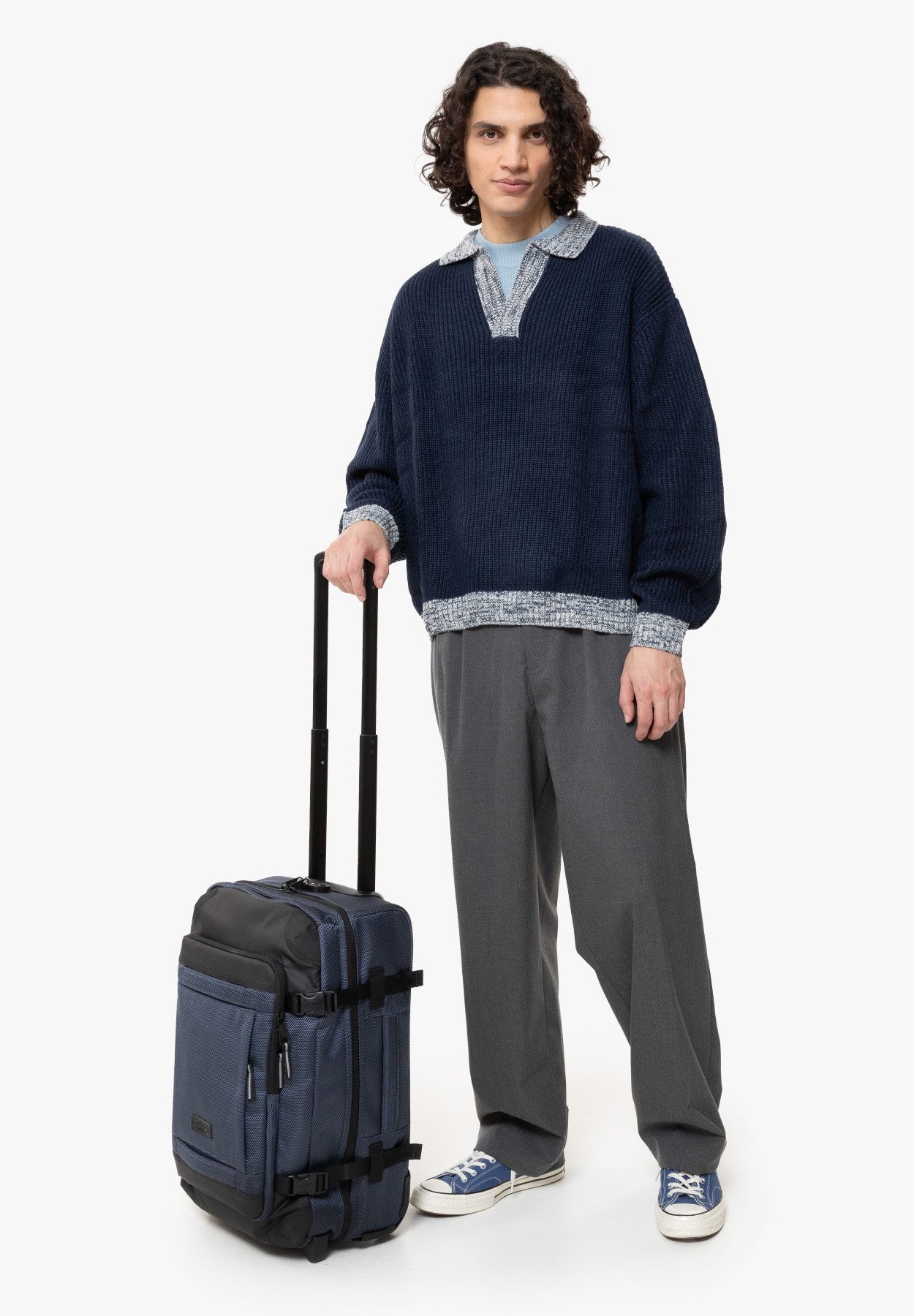 Eastpak TRANSVERZ CNNCT S - Koffer op wielen - cnnct accent marine