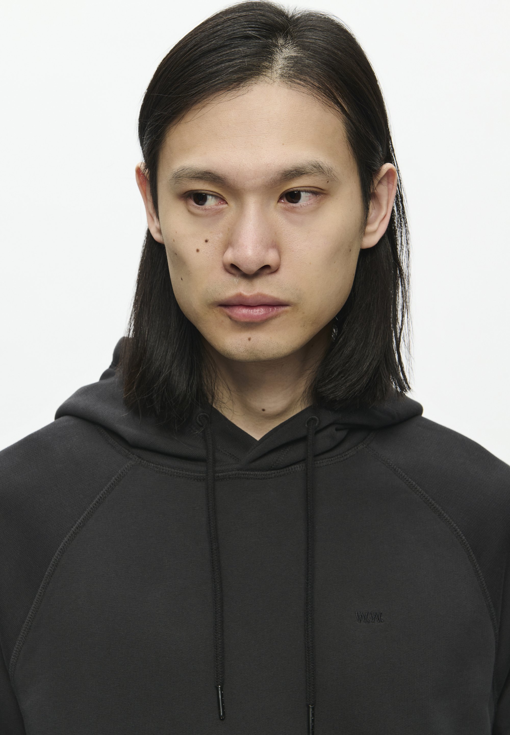 WOOD WOOD WW FRED HOODIE - Mikina s kapucí - black