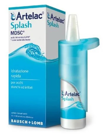 ARTELAC Artelac Splash colírio 10 ml hidratação ocular