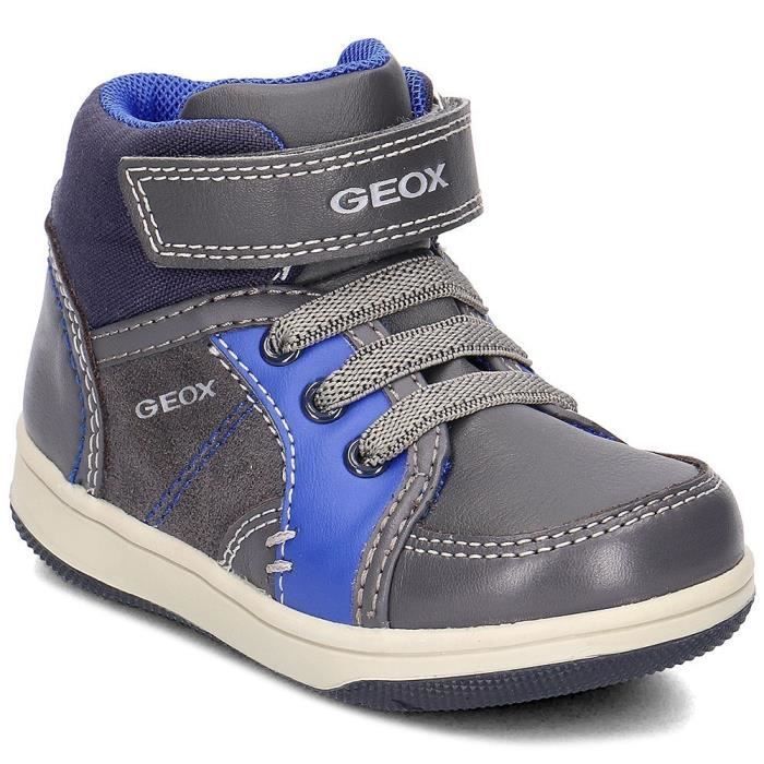 Scarpe per neonati Geox - Nuovo modello Flick - Pelle - Grigio