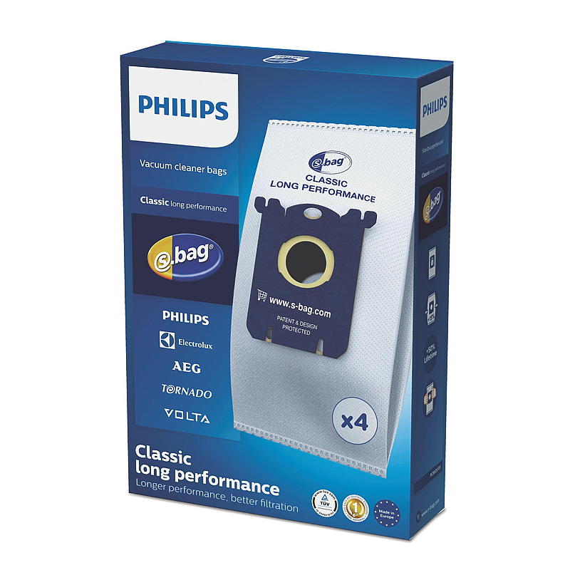 Philips stofzuigerzakken, Philips 4-pack, S-zak