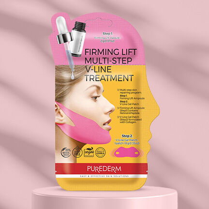 Purederm 2-Stufen-Straffungsbehandlung für Kinn und V-Linie 1 Stk.