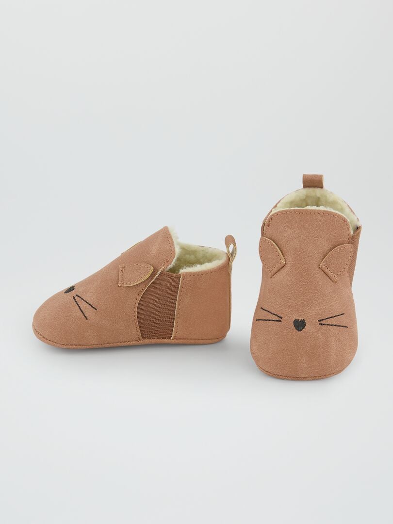Botas acolchoadas - MARROM