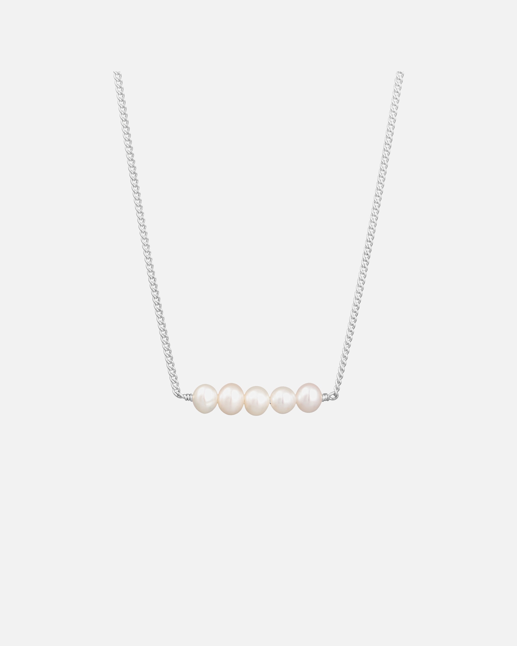 KUZZOI Hommes Tendance élégante avec Perles de Culture d'Eau Douce en argent sterling 925