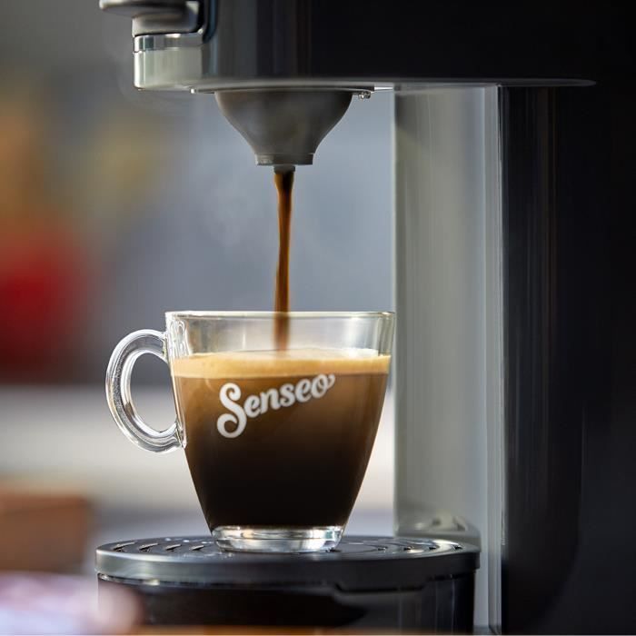 Cafetera de cápsulas - PHILIPS - SENSEO - HD6592/05 - Interruptor 2 en 1 para cápsulas y filtros - Blanca