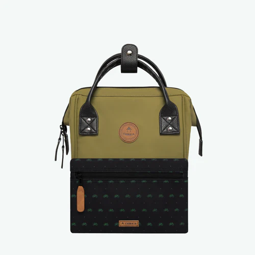 Cabaia Mochila pequeña de aventurero color verde Grenoble
