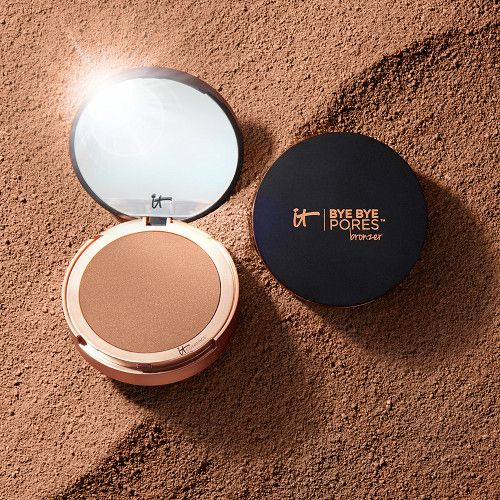 „Bye Bye Pores Bronzer“ bronzantai, mažinantys poras. Prabangūs bronzantai.